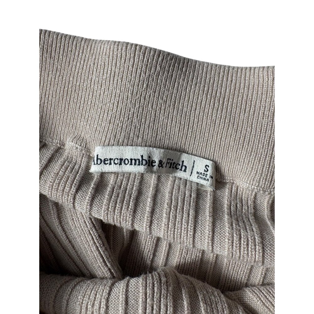 Abercrombie & Fitch Women’s Size Small Sweater Midi Skirt Double Slit Ribbed - Picture 4 of 4